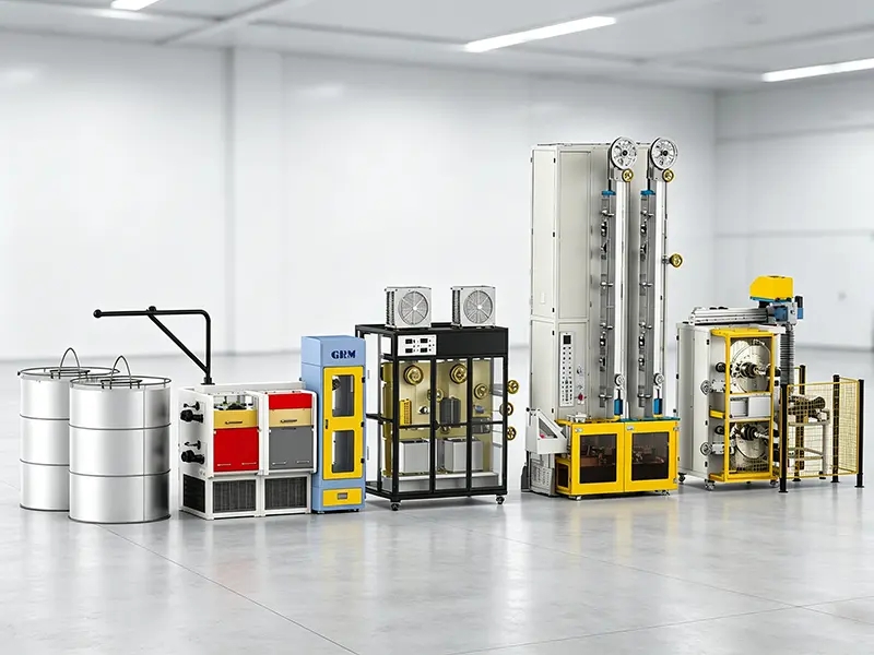 O fea o lo'o fa'aogaina ai le masini fou ole Solar PV Round Wire Machine